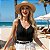 Cropped Regata Feminina Tricot Alça Fina Trancinhas Tendência Verão - Imagem 5