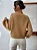 Blusa Suéter Tricot Feminina Manga Longa Transpassada Gola Joia - Imagem 12