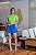 Blusa Tricot Canelado Neon Manga Bufante Básica - Imagem 7