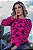 Blusa de Tricô Feminina Estampa Onça Manga Longa - Imagem 5