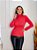 Blusa de Tricô Feminina Manga Longa Gola Cacharrel Básica Inverno - Imagem 3