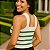 Cropped Tricot Modal Cruzado Listrado - Veste 36 ao 40 - Imagem 7