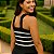 Cropped Tricot Modal Cruzado Listrado - Veste 36 ao 40 - Imagem 8