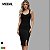 Vestido Midi Tricot Modal Bandagem Fenda Frontal - Imagem 2