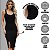 Vestido Midi Tricot Modal Bandagem Fenda Frontal - Imagem 6