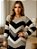 Blusa Tricot Zig Zag Manga Longa - Inverno Confortável e Estilosa - Imagem 4