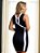 Vestido Curto Tricot Decote Gota Preto - Elegante e Confortável - Imagem 3