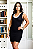 Vestido Curto Tricot Decote Gota Preto - Elegante e Confortável - Imagem 9