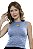 Cropped Tricot Modal Losango Vazado Alça Feminino Verão - Imagem 17