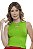 Cropped Tricot Modal Losango Vazado Alça Feminino Verão - Imagem 7