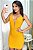 Vestido Curto Lurex Crepe com Tule e Fivela Acinturada - Imagem 7