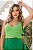 Cropped Tricot Modal Feminino Liso Gola V - Imagem 2