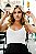 Cropped Tricot Modal Feminino Liso Gola V - Imagem 9