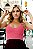 Cropped Tricot Modal Feminino Liso Gola V - Imagem 14