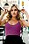 Cropped Tricot Modal Feminino Liso Gola V - Imagem 3