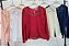 Blusa Crepe com Tule no Busto e Manga Longa - Imagem 3