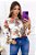 Blusa Crepe Manga Longa com Babado Frontal - Imagem 1