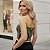 Cropped Tricot Feminino Detalhe Listra em V Decote - Imagem 9
