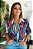 Blusa de Crepe Listrada Manga Longa - Imagem 5