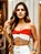 Top Tricot Modal Nó Tricolor Tendência Verão Feminino - Imagem 4