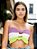 Top Tricot Modal Nó Tricolor Tendência Verão Feminino - Imagem 3
