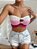 Top Tricot Modal Nó Tricolor Tendência Verão Feminino - Imagem 6