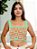 Cropped Feminino Tricô Xadrez com Corações - Tendência Verão - Imagem 3
