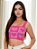 Cropped Tricot Feminino com Alça e Detalhe Coração - Imagem 1