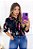 Blusa Crepe Manga Longa com Estampa Beija-Flor - Imagem 3