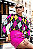 Blusa Tricot Losango Manga Longa - Imagem 3