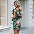 Vestido Curto Floral Ciganinha com Babado em Viscolycra - Imagem 3