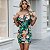 Vestido Curto Floral Ciganinha com Babado em Viscolycra - Imagem 1