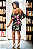 Vestido Curto Floral Ciganinha com Babado em Viscolycra - Imagem 6