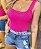 Cropped Tricot Modal Listrado em Relevo - Conforto e Estilo Casual - Imagem 6