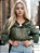 Blusa de Crepe Manga Longa com Botão Dourado - Imagem 4