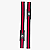 THIN STRAP PRETO/VERMELHO - Imagem 1