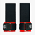 THICK STRAP (PAR) NC EXTREME PRETO/VERMELHO - Imagem 1