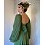 Vestido de Festa Longo Verde Oliva - V004 - Imagem 2
