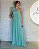 Vestido Longo Plissado Verde Menta - V048 - Imagem 1