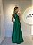 Vestido de Festa Longo Verde com Brilho - V012 - Imagem 2