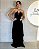 V061 Vestido Longo Chiffon Alça Fina - Imagem 1