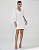 VCT 60355 Vestido Curto Decote V Com Mangas Capas - Off White - Imagem 1