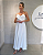 VSBW 591410 Vestido De Noiva Longuete Decote Tomara Que Caia Em V - Off White - Imagem 1