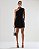 VCT 60085 Vestido Curto Decote Um Ombro Com Gola Chocker - Preto - Imagem 1