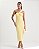 VCT 60387 Vestido Midi Decote Um Ombro - Amarelo - Imagem 1