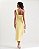 VCT 60387 Vestido Midi Decote Um Ombro - Amarelo - Imagem 3