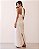 VCG 26305 Vestido Midi Frente Única em Linho - Off White - Imagem 2