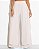 Conjunto Feminino Off White Elegante com Blusa Halter Neck e Calça Pantalona - VCT 50327 - Imagem 2