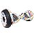 Hoverboard Skate Elétrico Smart Balance Wheel 10 Polegadas Bluetooth - Branco Colorido - Imagem 1