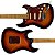 Guitarra Tagima TG-530 WOODSTOCK Sunburst - Imagem 4